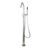 Wiesbaden Caral Mitigeur de bain sur pied acier brossé PVD SW102834