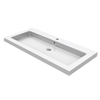 Wiesbaden Kera keramische meubelwastafel 100x46cm 1 kraangat wit SW102836 Wiesbaden Kera keramische meubelwastafel 100x46cm 1 kraangat wit SW102836