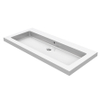 Wiesbaden Kera keramische meubelwastafel 100x46cm zonder kraangat(en) wit SW102837 Wiesbaden Kera keramische meubelwastafel 100x46cm zonder kraangat(en) wit SW102837