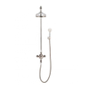 Crosswater Belgravia showerpipe thermostatische met 20cm regendouche handdouche op de muur nikkel gepolijst SW104157 Crosswater Belgravia showerpipe thermostatische met 20cm regendouche handdouche op de muur nikkel gepolijst SW104157