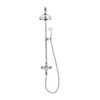 Crosswater Belgravia Douche pluie 30cm - avec barre de douche et douchette - chrome SW104164