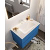 ENSEMBLE DE MEUBLE MONDIAZ VICA - 80cm - 2 tiroirs - lavabo Cloud central - 1 trou de robinet - solid surface jeans SW410900 ENSEMBLE DE MEUBLE MONDIAZ VICA - 80cm - 2 tiroirs - lavabo Cloud central - 1 trou de robinet - solid surface jeans SW410900