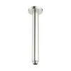 Crosswater MPRO Pro plafondarm - 20cm rond - voor plafondmontage - geborsteld RVS SW104806