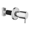 Creavit Design Robinet de bidet - 1/2x1/2 - réglable - à encastrer - chrome SW1418680