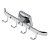 Geesa Standard garderobehaak met 4 haakjes chroom 0651680 Geesa Standard garderobehaak met 4 haakjes chroom 0651680