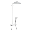 Hansgrohe Raindance select e 360 showerpipe shower tablet ecosmart wit chroom GA47322 Hansgrohe Raindance select e 360 showerpipe shower tablet ecosmart wit chroom GA47322
