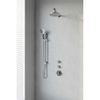 Brauer Chrome Edition Set de douche à encastrer thermostatique avec partie encastrable douche de tête 20cm bras mural douchette ronde et barre de douche Chrome SW398023 Brauer Chrome Edition Set de douche à encastrer thermostatique avec partie encastrable douche de tête 20cm bras mural douchette ronde et barre de douche Chrome SW398023