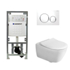 Villeroy en boch Subway 2.0 inbouwset met diepspoel wandcloset directflush slimseat zitting afdekplaat Sigma20 wit SW98661 Villeroy en boch Subway 2.0 inbouwset met diepspoel wandcloset directflush slimseat zitting afdekplaat Sigma20 wit SW98661