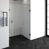 Saniclass Create douchedeur 130x200cm 2-delig profielloos met antikalk en 8mm veiligheidsglas geborsteld RVS SW223774 Saniclass Create douchedeur 130x200cm 2-delig profielloos met antikalk en 8mm veiligheidsglas geborsteld RVS SW223774