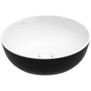 Villeroy & Boch Artis opzet wastafel - 43cm - zonder kraangat c plus - Coal Black (glans zwart) SW68817