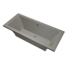 Xenz Society Baignoire duo - 170x75x53 - bonde centrale - acrylique - ciment SW102903