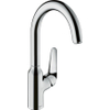 Hansgrohe M42 M421-H220 Mitigeur de cuisine 1 trou avec bec pivotant à 360° chrome SW241697