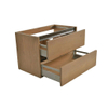 Wiesbaden Oak Meuble sous lavabo 100x46x53cm chêne SW106392 Wiesbaden Oak Meuble sous lavabo 100x46x53cm chêne SW106392