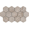 Ceralto Rovino Concrete Decor-strip - 18.2x21cm - 9.5mm - Cement SW24131