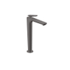 Hansgrohe Axor Citterio C 1-gats wastafelkraan 250 coolstart m. push-open afvoerplugvoorsprong 15.8cm - brushed black chrome SW1152147