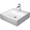Duravit Lavabo 13x47cm 1 trou pour robinet rectangulaire céramique blanc SW116951