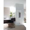 Zehnder radiateur électrique metropolitan design 1225x500 avec 500w blanc 7611180