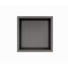 Fortifura Galeria Inbouwnis - 30x30x10cm - Geborsteld Gunmetal PVD SW891056