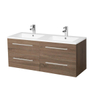 Adema Bella badmeubelset 119x45.5x50cm zonder spiegel met overloop hout SW48987 Adema Bella badmeubelset 119x45.5x50cm zonder spiegel met overloop hout SW48987