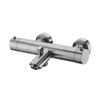 Wiesbaden Rio badmengkraan thermostatisch met omstel RVS SW110937 Wiesbaden Rio badmengkraan thermostatisch met omstel RVS SW110937