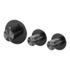 Brauer Gunmetal Edition Mitigeur douche thermostatique avec 2 robinets d'arrêt et partie encastrable Gunmetal brossé SW715982
