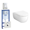 Clou Hammock toiletset met inbouwreservoir, wandtoilet met softclose en quickrelease zitting met bedieningsplaat verticaal/horizontaal RVS SW159207 Clou Hammock toiletset met inbouwreservoir, wandtoilet met softclose en quickrelease zitting met bedieningsplaat verticaal/horizontaal RVS SW159207