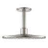 GROHE Rainshower SmartActive 310 Tête de douche - 31cm - 2 jets - bras de plafond 14,2cm - supersteel SW545416