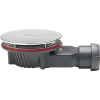 Wirquin Slim+ Douchebakafvoer - ondiep 40mm - met deksel in ABS - chroom SW718774