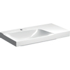 Geberit Xeno2 lavabo 90x48x14cm avec trou de robinet sans trop-plein tablette à droite KeraTect blanc SW417522