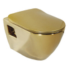 Creavit Design Hangend Toilet - 35.3x50.2cm - RVS Bidetsproeier - goud SW1152744