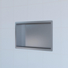 Saniclass Hide luxe inbouwnis 30x60x7cm RVS met flens SW157889 Saniclass Hide luxe inbouwnis 30x60x7cm RVS met flens SW157889
