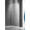 Saniclass Nuit inloopdouche met zwart beslag 90x200cm met helder glas zwart SW203357
