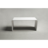 Ideavit Solidtondo Table 90x30x43cm Solid surface blanc mat SW96995