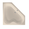 Xenz Cyprus baignoire d’angle 145x145cm avec pieds sans vidage Acrylique Crème mat SW103540 Xenz Cyprus baignoire d’angle 145x145cm avec pieds sans vidage Acrylique Crème mat SW103540