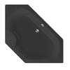 Xenz Menorca baignoire d’angle 145x145cm avec pieds sans vidage acrylique Ebony mat SW103532 Xenz Menorca baignoire d’angle 145x145cm avec pieds sans vidage acrylique Ebony mat SW103532