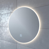 Adema Circle Miroir rond diamètre 60cm avec éclairage LED indirect et chauffe miroir interrupteur touche DESTOCKAGE OUT5422