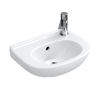Villeroy & boch O.novo fontein 36x27,5cm kraangat links met overloop ceramic+ wit SW158627 Villeroy & boch O.novo fontein 36x27,5cm kraangat links met overloop ceramic+ wit SW158627