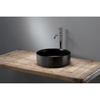 Royal Plaza Latona vasque à poser 35,5x35,5x11,5cm sans trop-plein noir mat SW156747