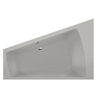 Xenz Palau ligbad 180x130x46cm met poten zonder afvoer Acryl Cement Mat SW103478 Xenz Palau ligbad 180x130x46cm met poten zonder afvoer Acryl Cement Mat SW103478