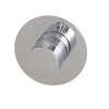 Brauer Chrome Edition inbouwthermostaat - met inbouwdeel - 1 gladde knop - chroom SW63922
