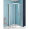 Simpsons Supreme douchecabine 80x80x185cm kwartrond schuifdeuren zilver profiel helder glas SW21567 Simpsons Supreme douchecabine 80x80x185cm kwartrond schuifdeuren zilver profiel helder glas SW21567
