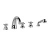 Herzbach Anais Mélangeur bain douche cinq trous avec bec verseur or SW536989 Herzbach Anais Mélangeur bain douche cinq trous avec bec verseur or SW536989