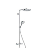 Hansgrohe Raindance PowderRain Select S 240 2jet showerpipe: m. Ecostat Comfort douchekraan thermostatisch m. Raind. Select S 120 3jet handdouche en hoofddouche 1jet chroom SW204694 Hansgrohe Raindance PowderRain Select S 240 2jet showerpipe: m. Ecostat Comfort douchekraan thermostatisch m. Raind. Select S 120 3jet handdouche en hoofddouche 1jet chroom SW204694