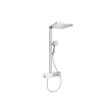 Hansgrohe Raindance E Square E300 1jet showerpipe:m. ShowerTablet 350 opbouw douchekraan thermostaat m. Raindance E300 1 jet hoofddouche chroom SW157199 Hansgrohe Raindance E Square E300 1jet showerpipe:m. ShowerTablet 350 opbouw douchekraan thermostaat m. Raindance E300 1 jet hoofddouche chroom SW157199