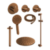 Brauer Copper Edition Set de douche à encastrer thermostatique avec partie encastrable douche de tête 30cm bras plafond douchette ronde et barre de douche Cuivre brossé PVD SW374515 Brauer Copper Edition Set de douche à encastrer thermostatique avec partie encastrable douche de tête 30cm bras plafond douchette ronde et barre de douche Cuivre brossé PVD SW374515