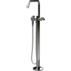 Clou Kaldur kranen chroom vrijstaande badmengkraan 20.3x99.3cm SW106253 Clou Kaldur kranen chroom vrijstaande badmengkraan 20.3x99.3cm SW106253