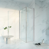 Fortifura Galeria Douchecabine - 60x90x200 - Profiel veiligheidsglas - antikalk - hoogglans chroom SW1444073