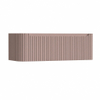 H&R Badmeubelen Juice Wastafelonderkast - 120x45x40cm - linkerhoek afgerond - 3D-front - 1 lade - geïntegreerde greep - strawberry SW1259931