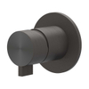 IVY Tribe mitigeur de douche encastré - monocommande - avec partie encastrée - inox 316 - carbone noir brossé PVD SW1030907