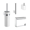 Aliseo Architecto toilet accessoireset 4 delig chroom SW207659 Aliseo Architecto toilet accessoireset 4 delig chroom SW207659
